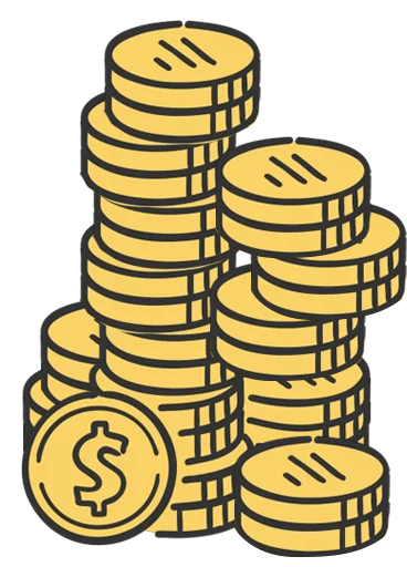 Ícone de moedas para Eventos